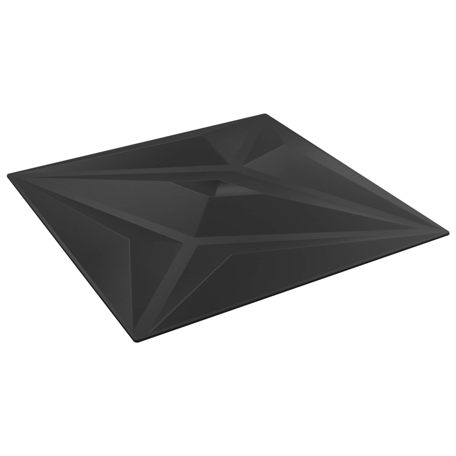 Πάνελ τοίχου Αστέρι 48 pcs Μαύρο Αστέρι 50 x 50 cm Φελιζόλ XPS - Pakobazaar