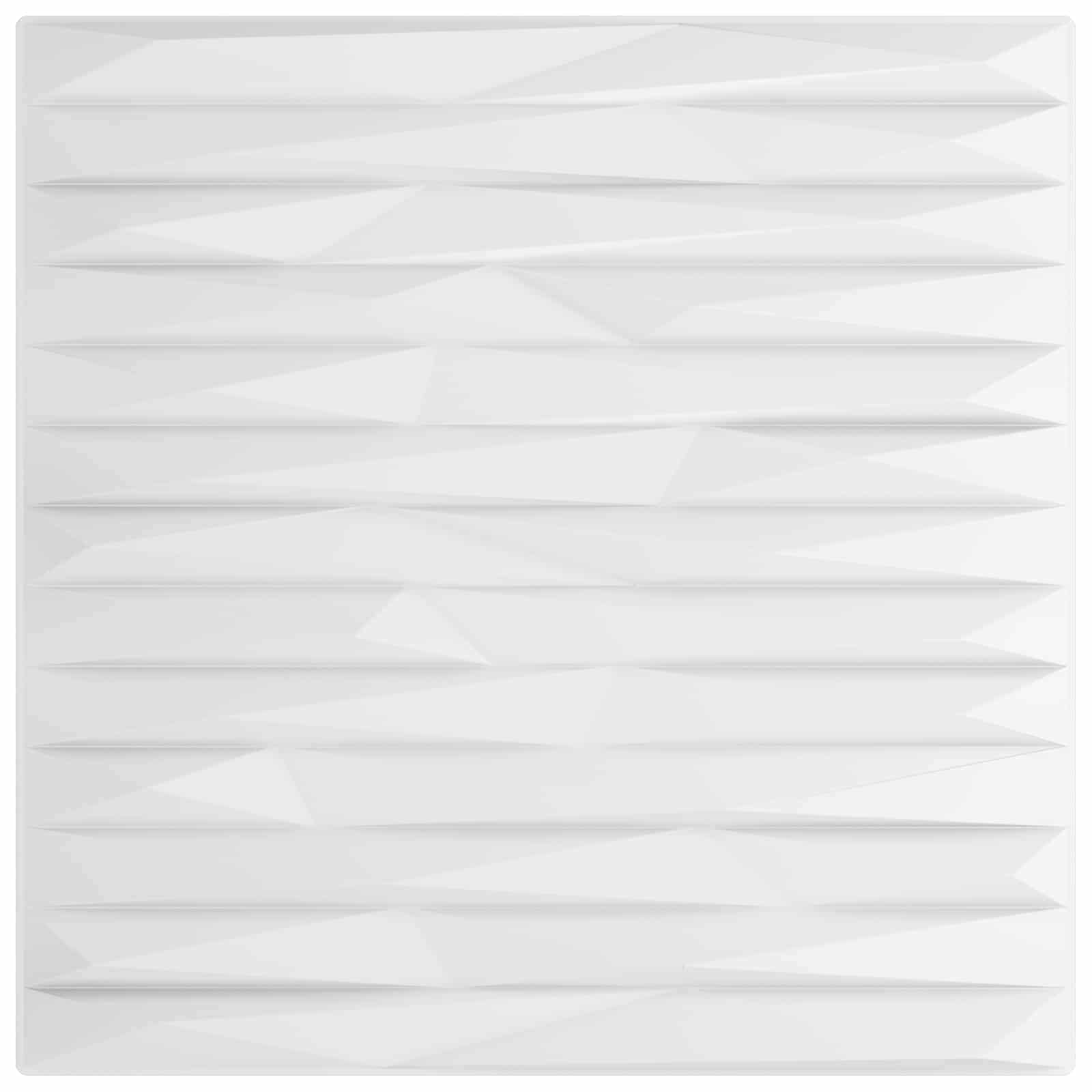 Πάνελ τοίχου 48 pcs Άσπρη Πέτρα 50 x 50 cm Φελιζόλ XPS - Pakobazaar