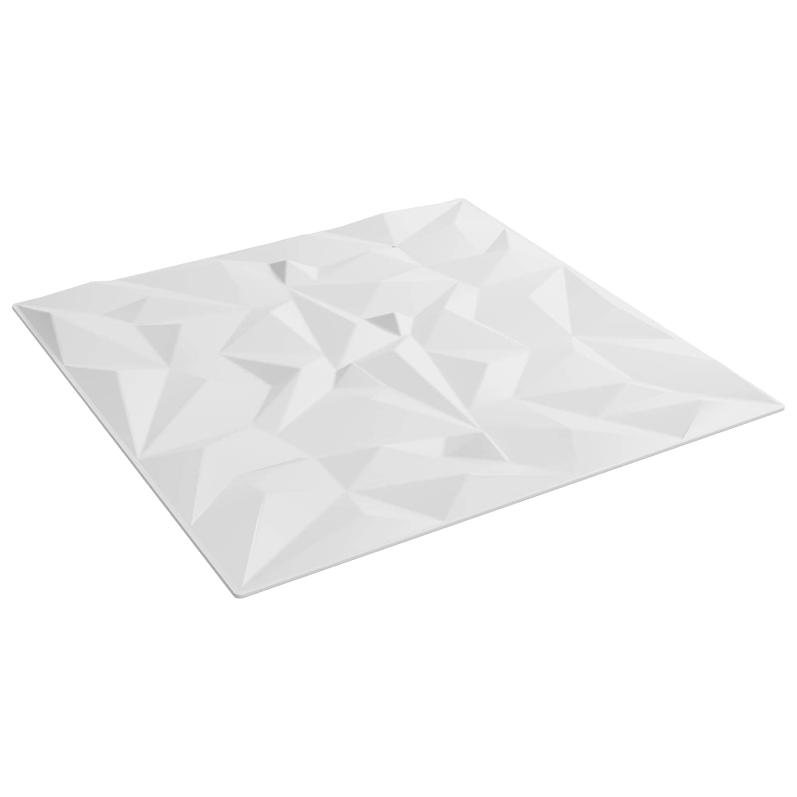 Πάνελ τοίχου 48 pcs Λευκός 50 x 50 cm Φελιζόλ XPS - Pakobazaar