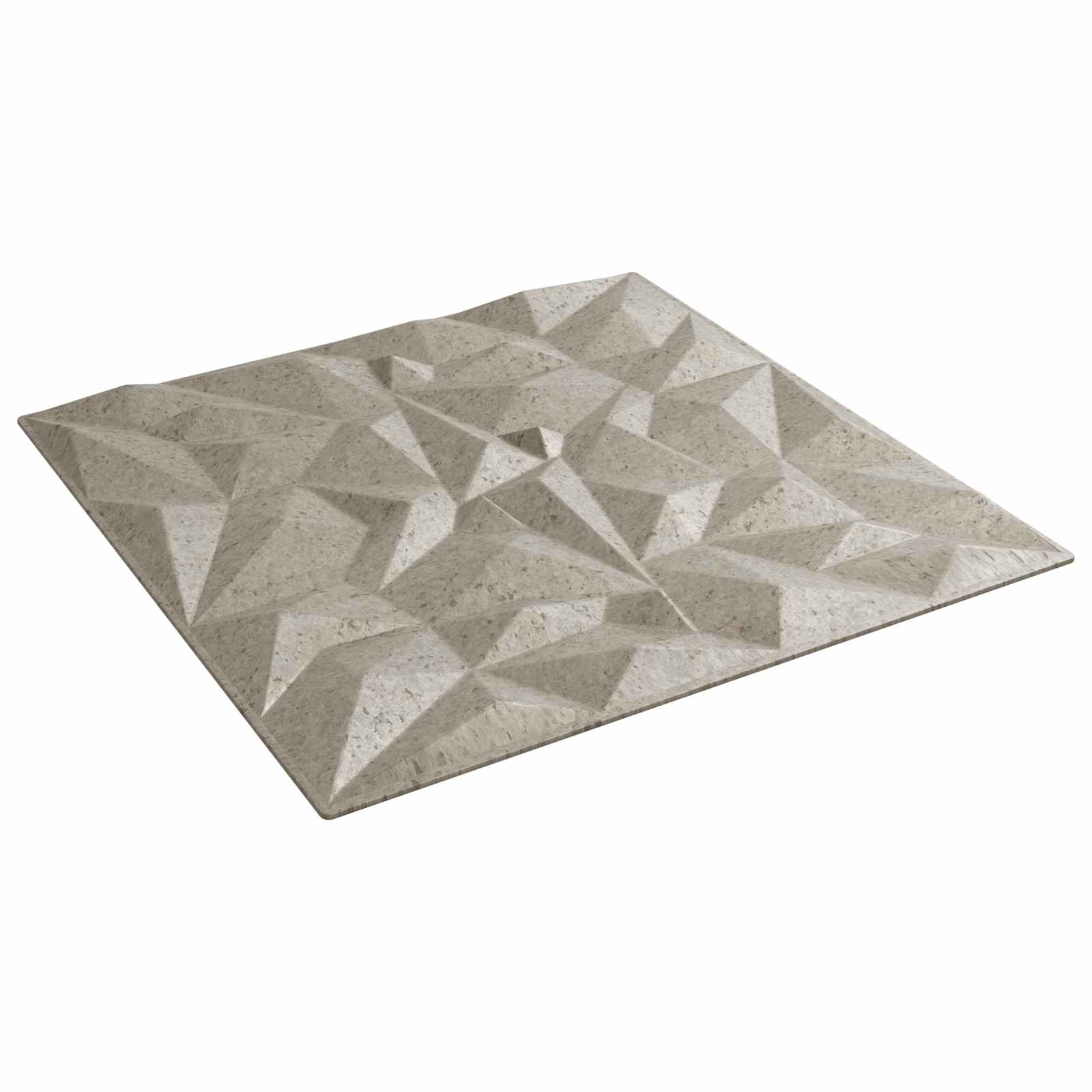 Πάνελ τοίχου 48 pcs Αμέθυστος Μπετόν 50 x 50 cm Φελιζόλ XPS - Pakobazaar
