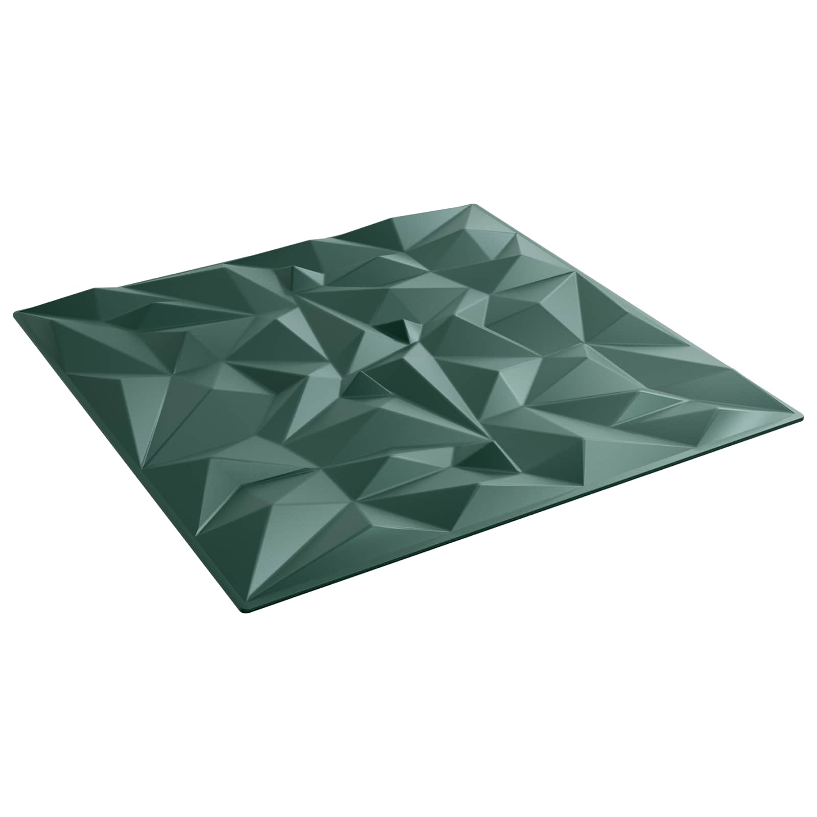 Πάνελ τοίχου 24 pcs Αμέθυστος Πράσινο 50 x 50 cm Φελιζόλ XPS - Pakobazaar