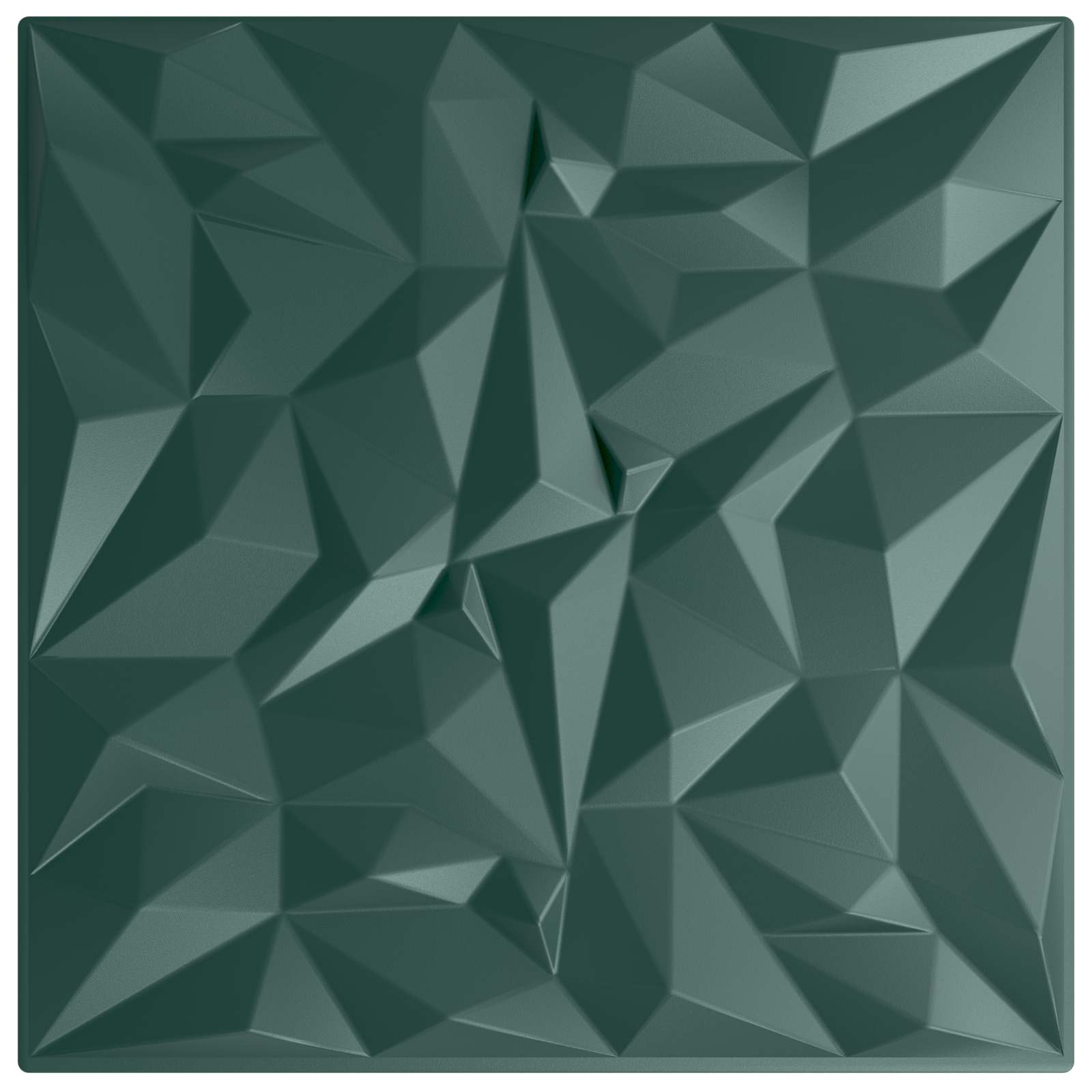 Πάνελ τοίχου 48 pcs Αμέθυστος Πράσινο 50 x 50 cm Φελιζόλ XPS - Pakobazaar