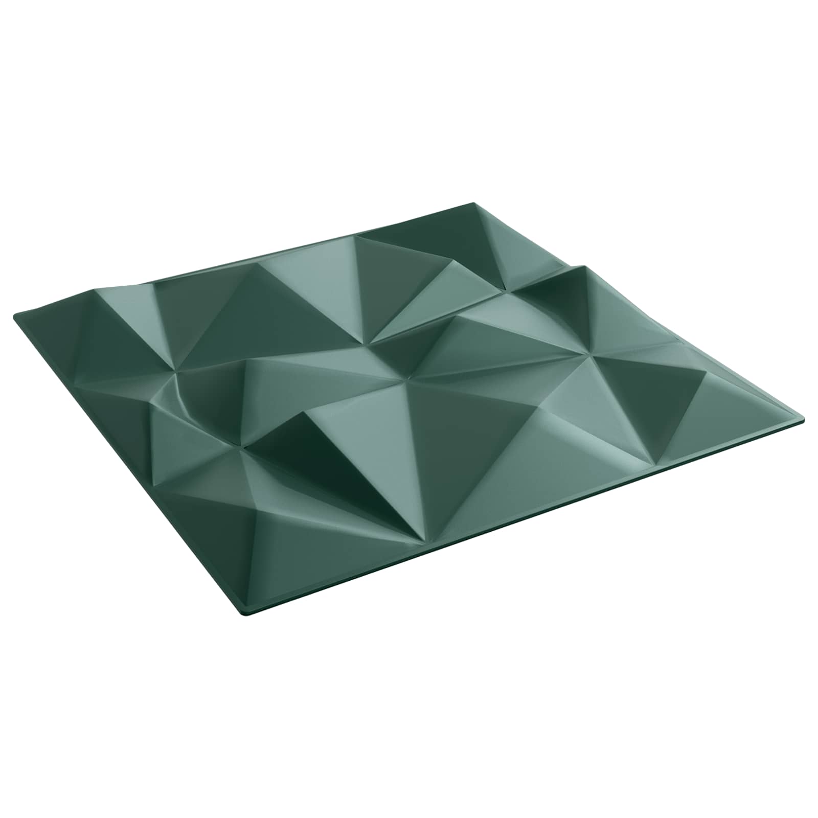 Πάνελ τοίχου 12 pcs Διαμάντι Πράσινο 50 x 50 cm Φελιζόλ XPS - Pakobazaar