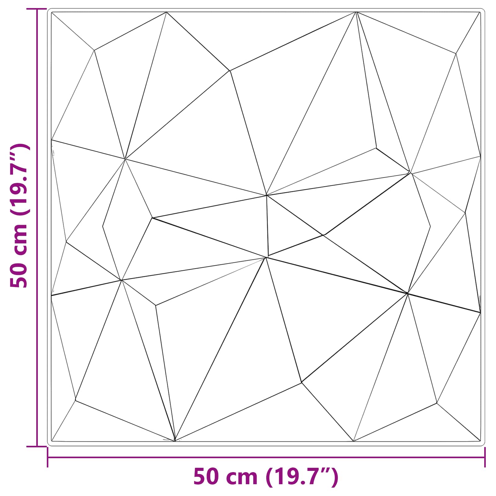 Πάνελ τοίχου 12 pcs Διαμάντι Πράσινο 50 x 50 cm Φελιζόλ XPS - Pakobazaar