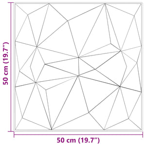 Πάνελ τοίχου 12 pcs Διαμάντι Πράσινο 50 x 50 cm Φελιζόλ XPS - Pakobazaar