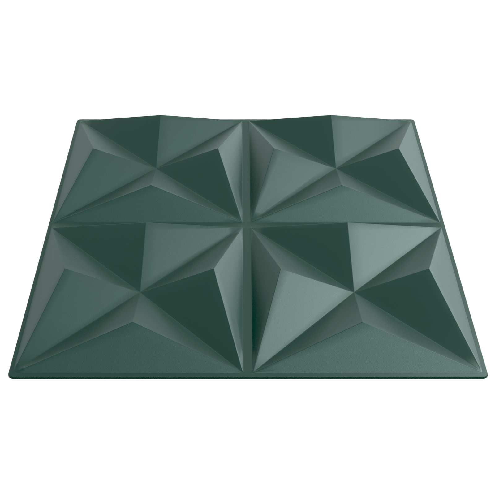 Πάνελ τοίχου 12 pcs Οριγκάμι Πράσινο 50 x 50 cm Φελιζόλ XPS - Pakobazaar