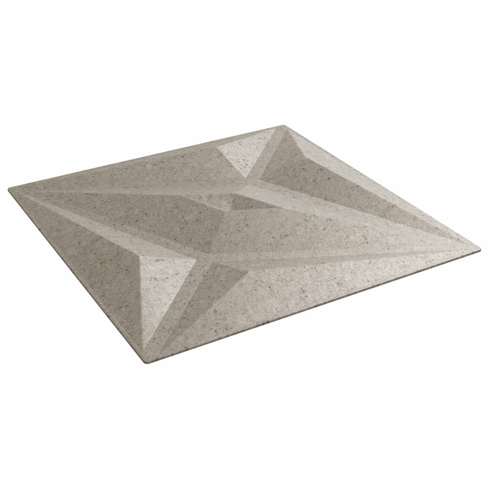 Πάνελ τοίχου Αστέρι 12 pcs Αστέρι Μπετόν 50 x 50 cm Φελιζόλ XPS - Pakobazaar