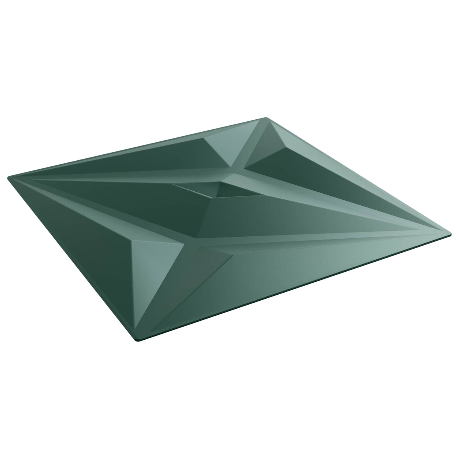 Πάνελ τοίχου 24 pcs Αστέρι Πράσινο 50 x 50 cm Φελιζόλ XPS - Pakobazaar