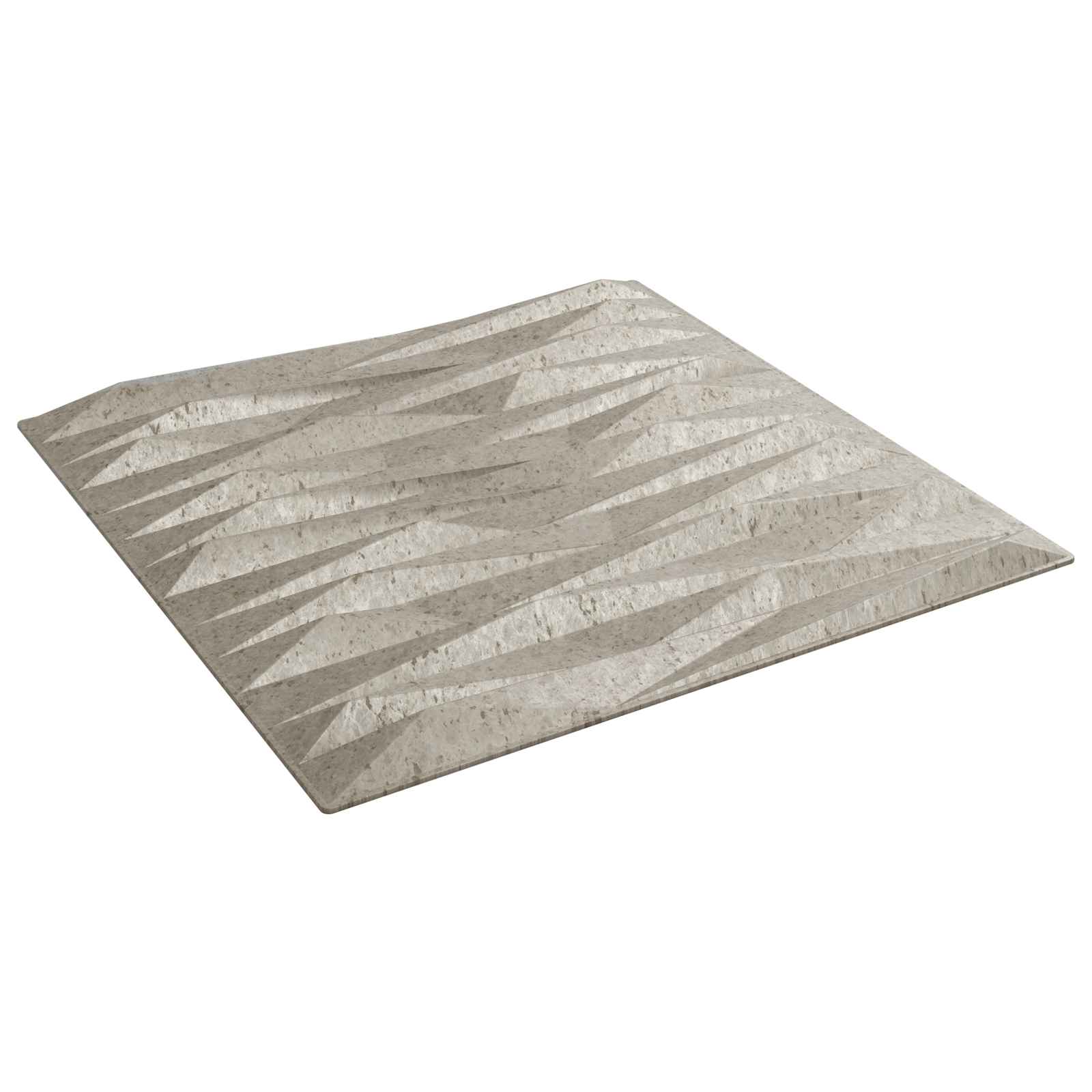 Πάνελ τοίχου 12 pcs Πέτρα Μπετόν 50 x 50 cm Φελιζόλ XPS - Pakobazaar