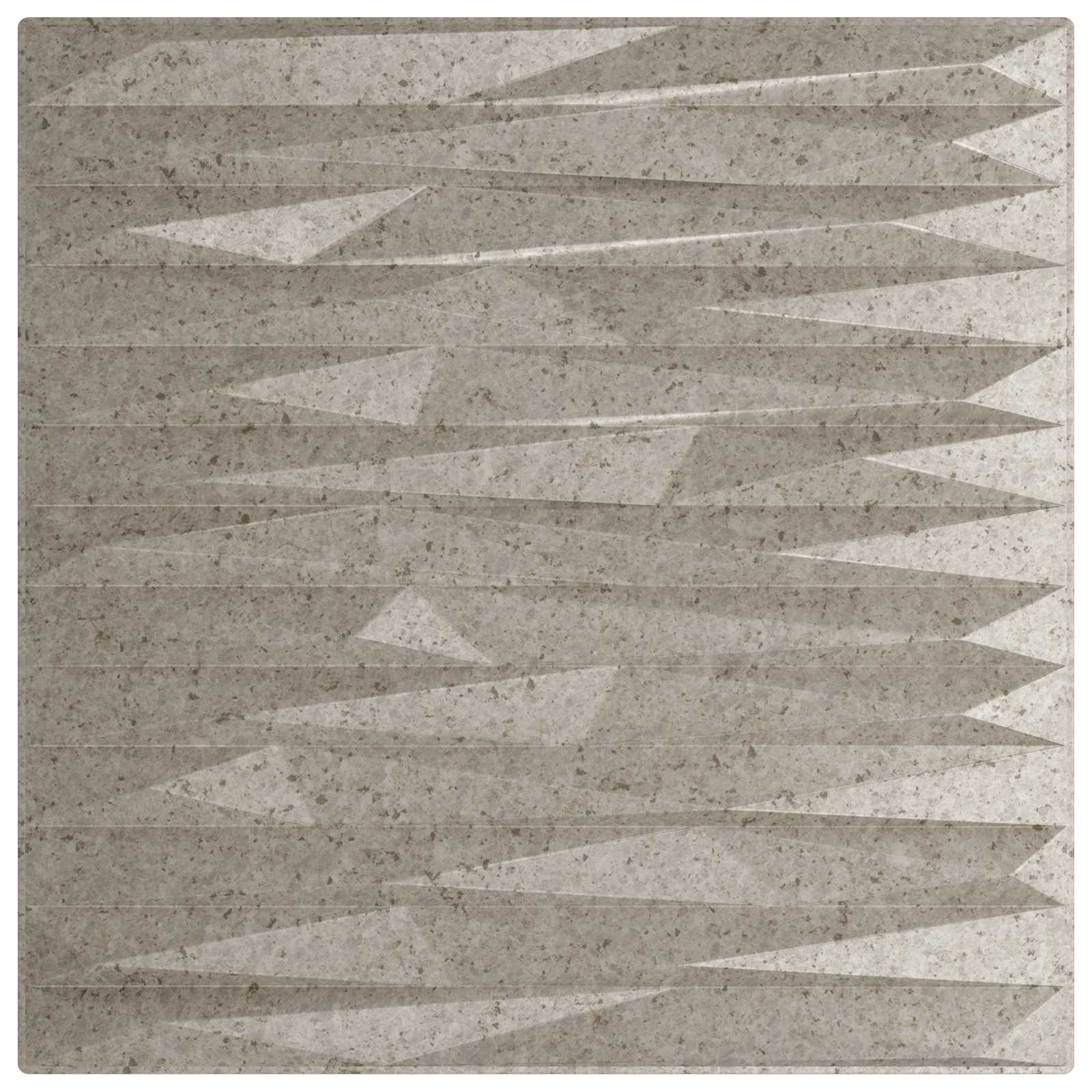 Πάνελ τοίχου 48 pcs Πέτρα Μπετόν 50 x 50 cm Φελιζόλ XPS - Pakobazaar