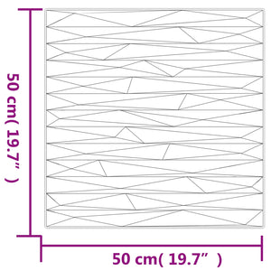 Πάνελ τοίχου 24 pcs Πέτρα Πράσινο 50 x 50 cm Φελιζόλ XPS - Pakobazaar