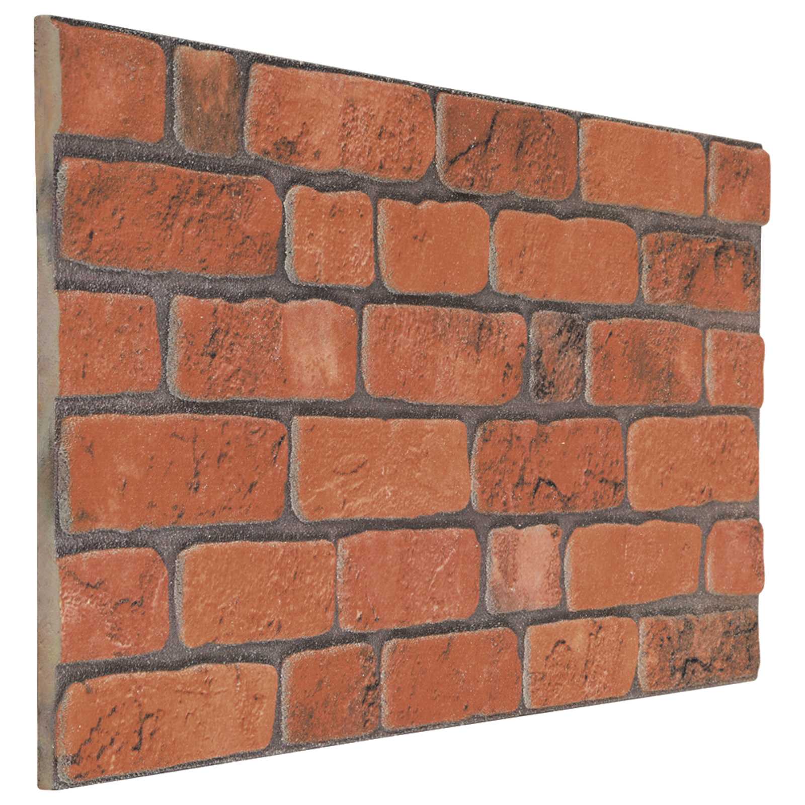 Πάνελ τοίχου 10 pcs Τερακότα 100 x 50 cm Αφρός EPS - Pakobazaar