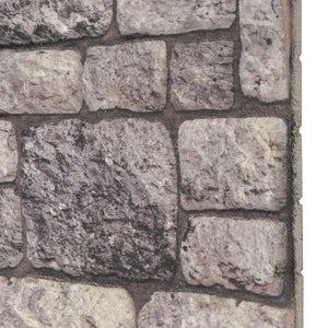 Πάνελ τοίχου 10 τμχ. 100 x 50 cm Γκρι και Λευκό Αφρός EPS - Pakobazaar