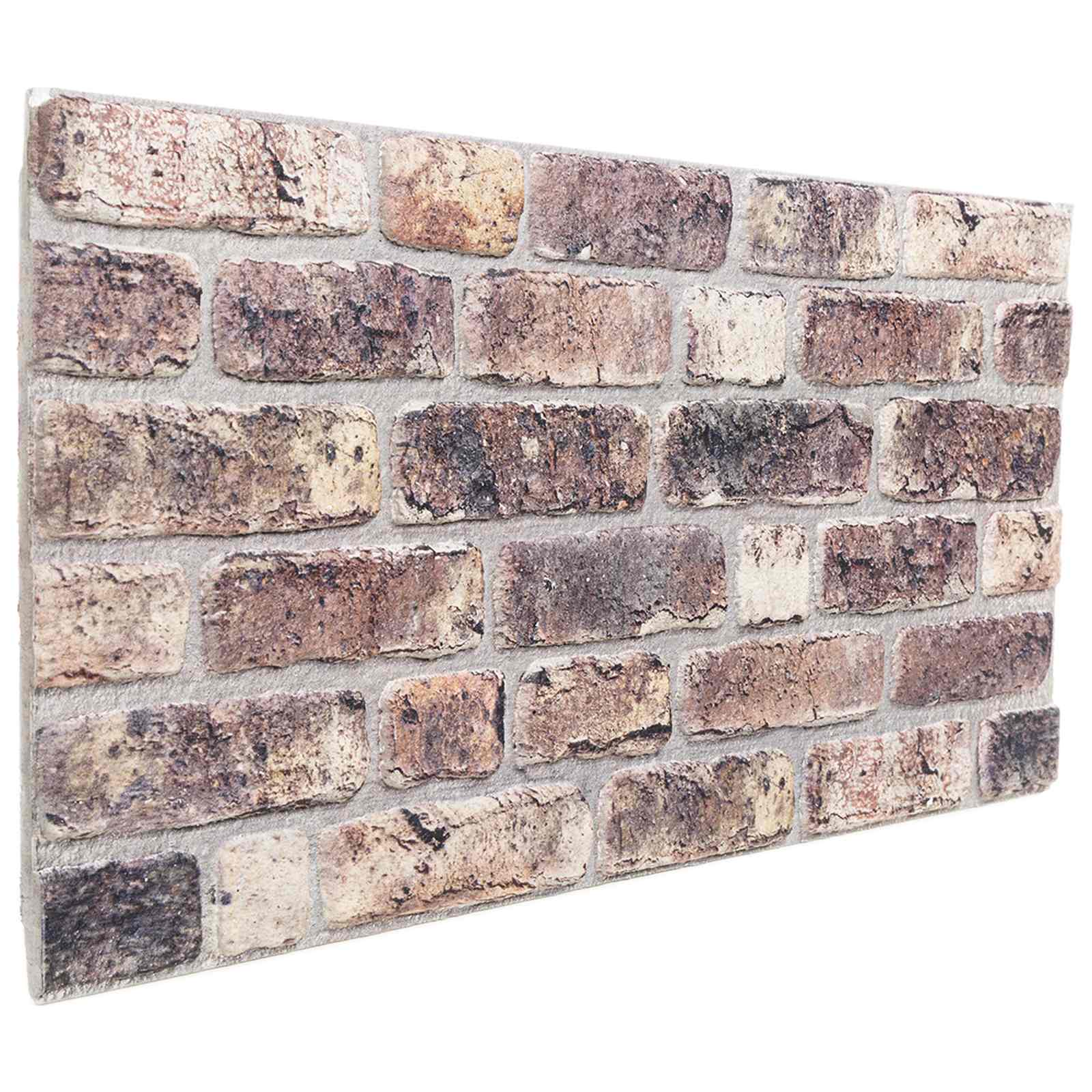 Πάνελ τοίχου 10 pcs Σκούρο Καφέ 100 x 50 cm Αφρός EPS - Pakobazaar