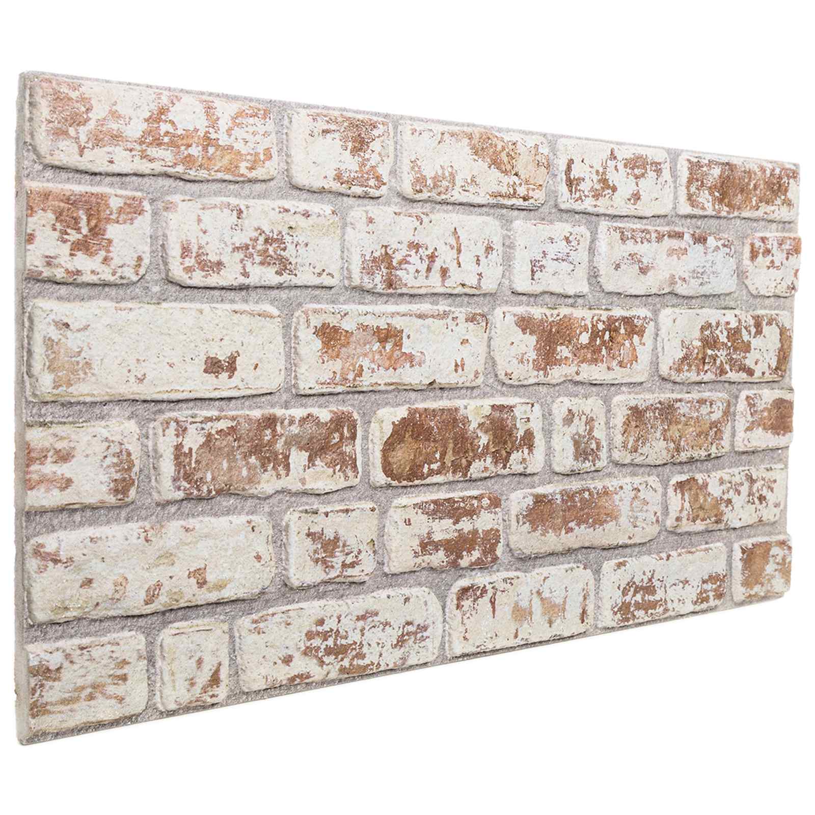 Πάνελ τοίχου 10 pcs Κόκκινο και Λευκό 100 x 50 cm Αφρός EPS - Pakobazaar