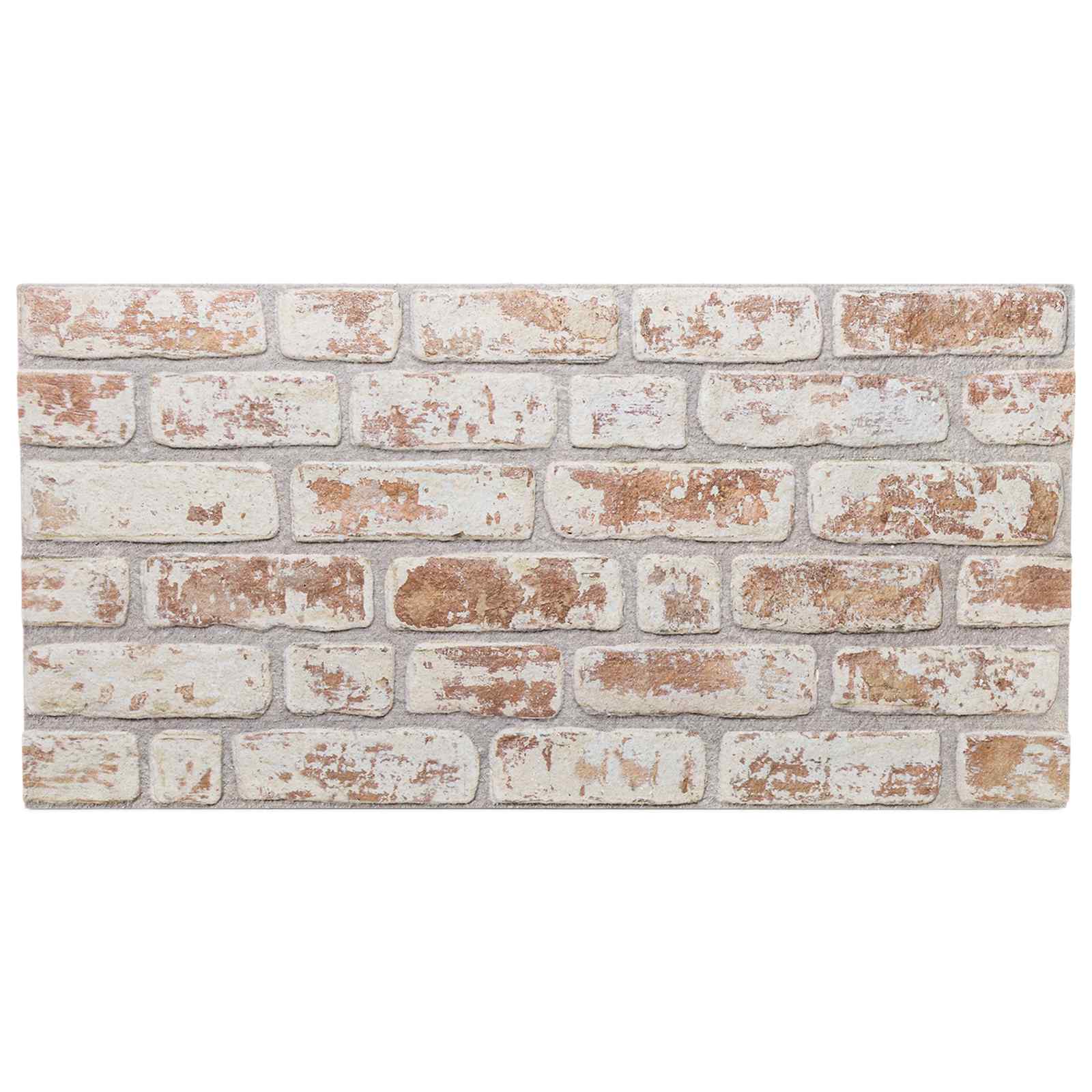 Πάνελ τοίχου 10 pcs Κόκκινο και Λευκό 100 x 50 cm Αφρός EPS - Pakobazaar