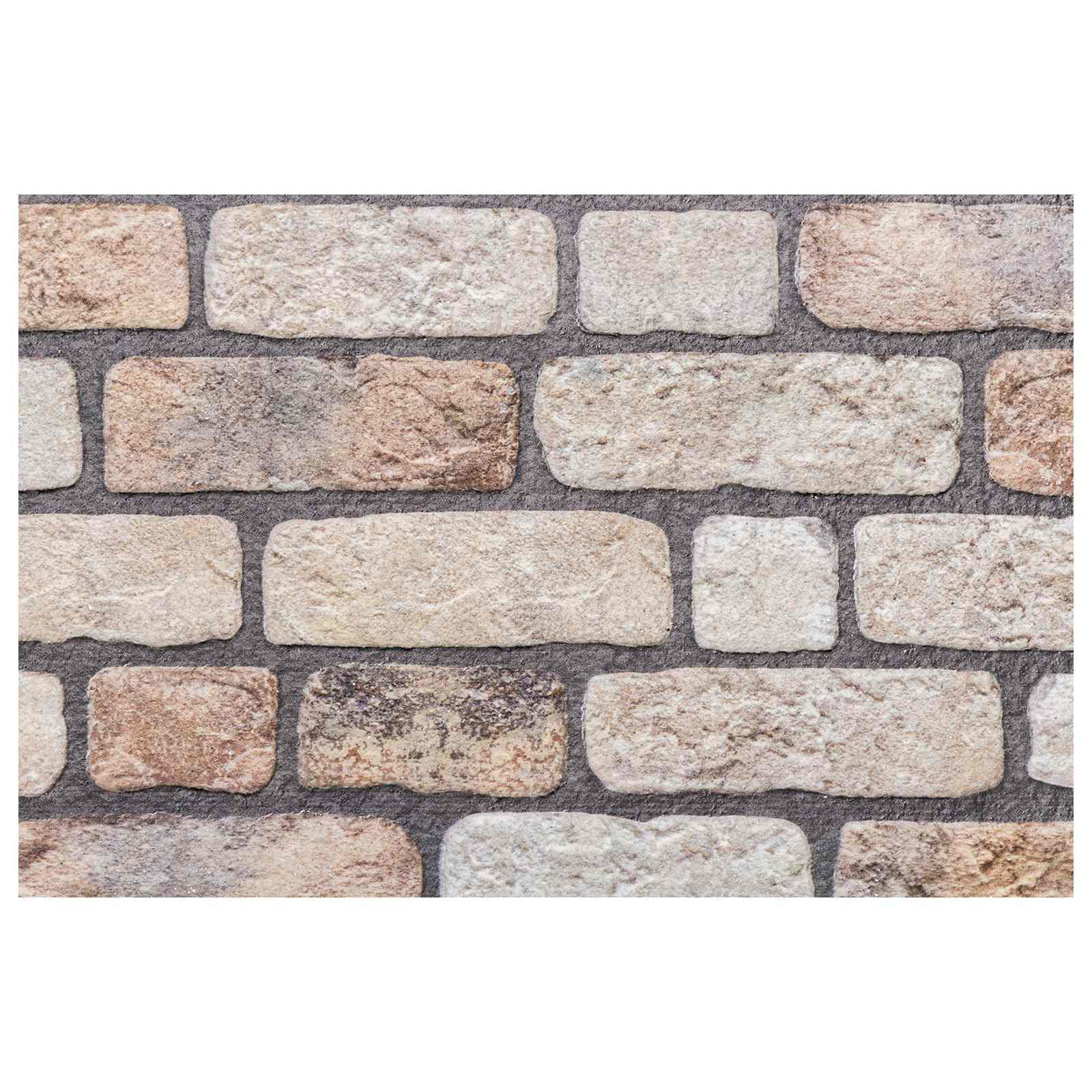 Πάνελ τοίχου 10 pcs Ανοιχτό καφέ 100 x 50 cm Αφρός EPS - Pakobazaar