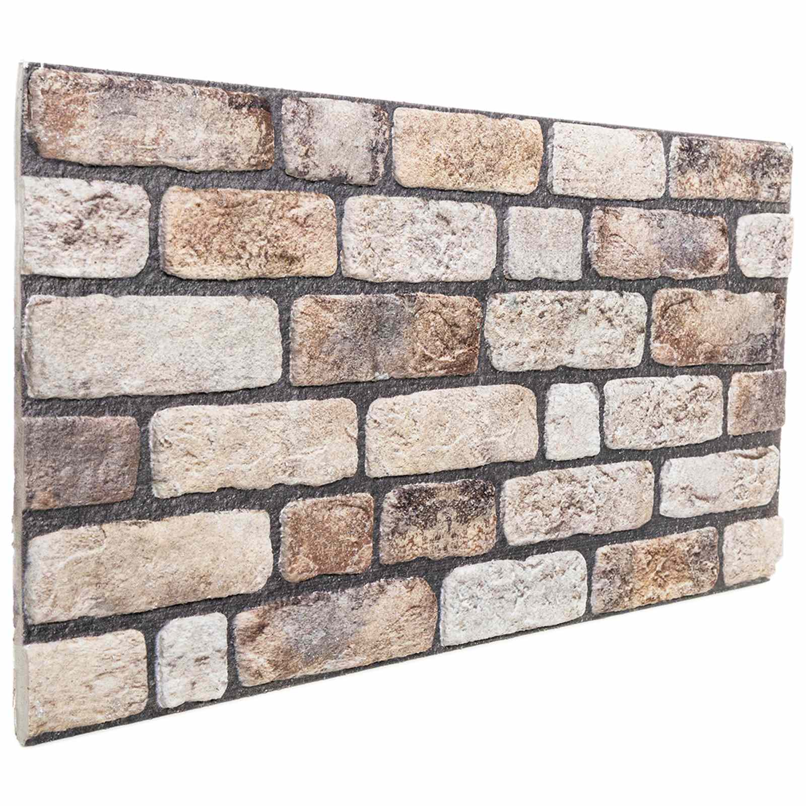 Πάνελ τοίχου 10 pcs Ανοιχτό καφέ 100 x 50 cm Αφρός EPS - Pakobazaar