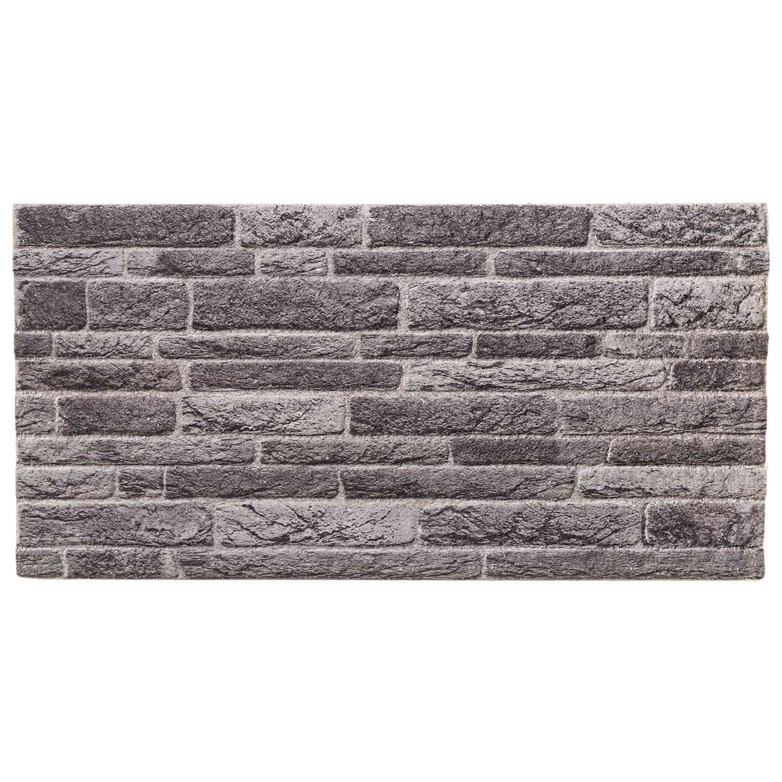 Πάνελ τοίχου 10 pcs Ανθρακί 100 x 50 cm Αφρός EPS - Pakobazaar