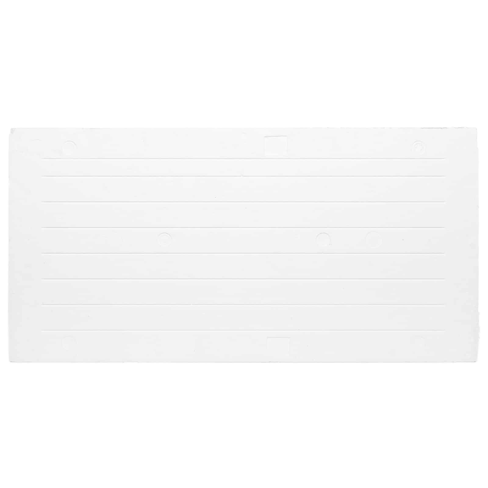 Πάνελ τοίχου 10 pcs Ανοιχτό Γκρι και Λευκό 100 x 50 cm - Pakobazaar