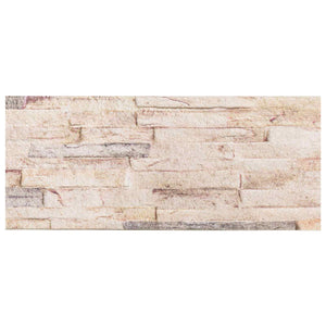 Πάνελ τοίχου 10 pcs Λευκό και κόκκινο 100 x 25 cm Αφρός EPS - Pakobazaar