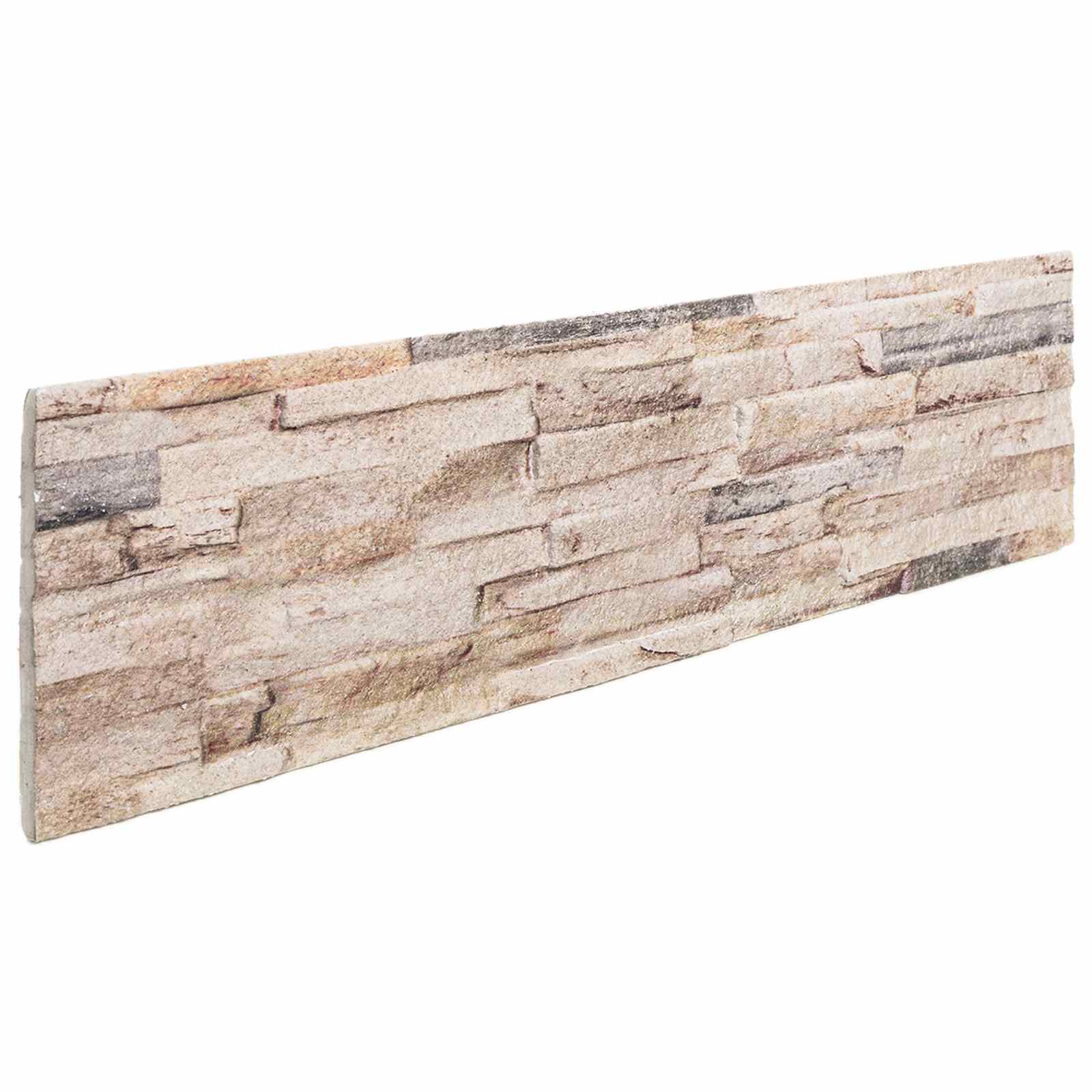 Πάνελ τοίχου 10 pcs Λευκό και κόκκινο 100 x 25 cm Αφρός EPS - Pakobazaar