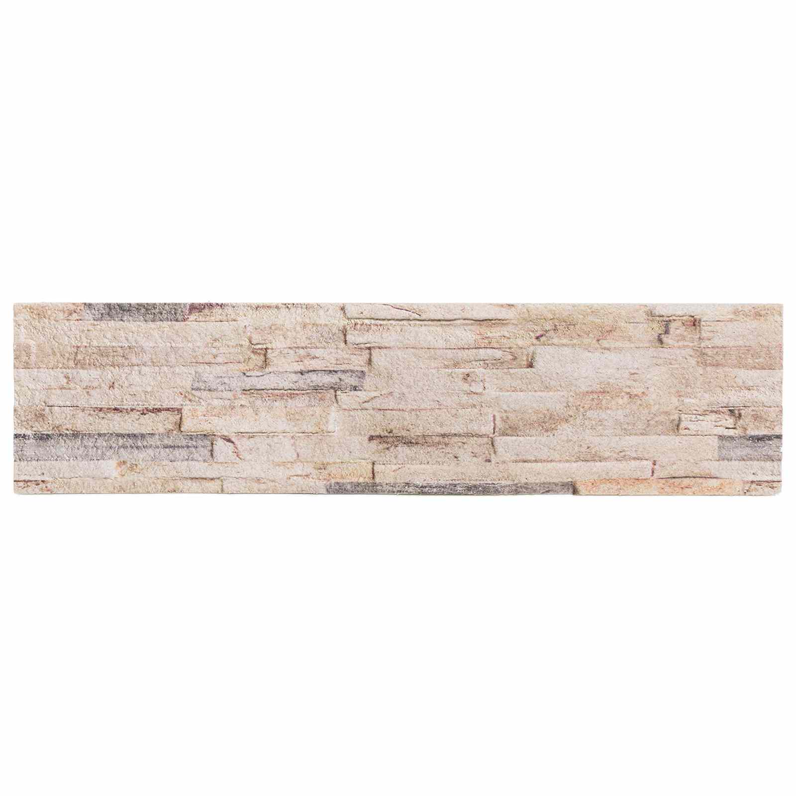 Πάνελ τοίχου 10 pcs Λευκό και κόκκινο 100 x 25 cm Αφρός EPS - Pakobazaar