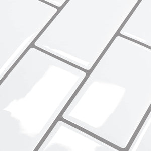 Πλακάκι Subway 50 pcs Λευκό Γκρι 30 x 30 cm - Pakobazaar