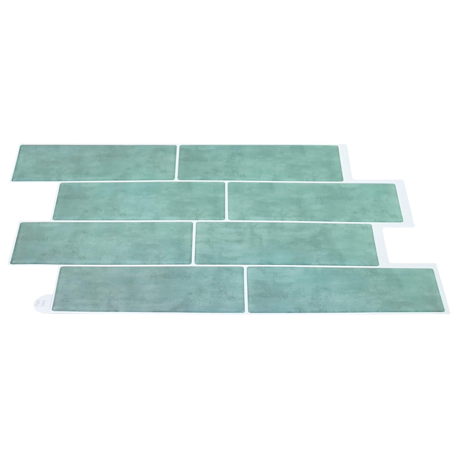 Πλακάκι Subway 10 pcs Γκρι Πράσινο 29 x 21 εκ - Pakobazaar