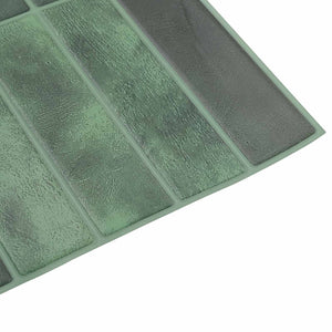 Ορθογώνιο Πλακάκι 10 pcs Σκούρο Πράσινο 29 x 23 x 0,08 εκ - Pakobazaar