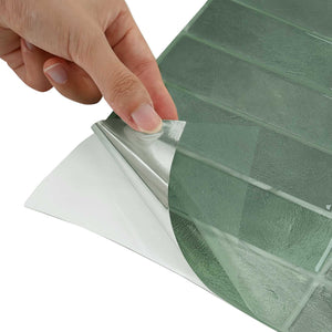 Ορθογώνιο Πλακάκι 50 pcs Σκούρο Πράσινο 29 x 23 x 0,08 εκ - Pakobazaar