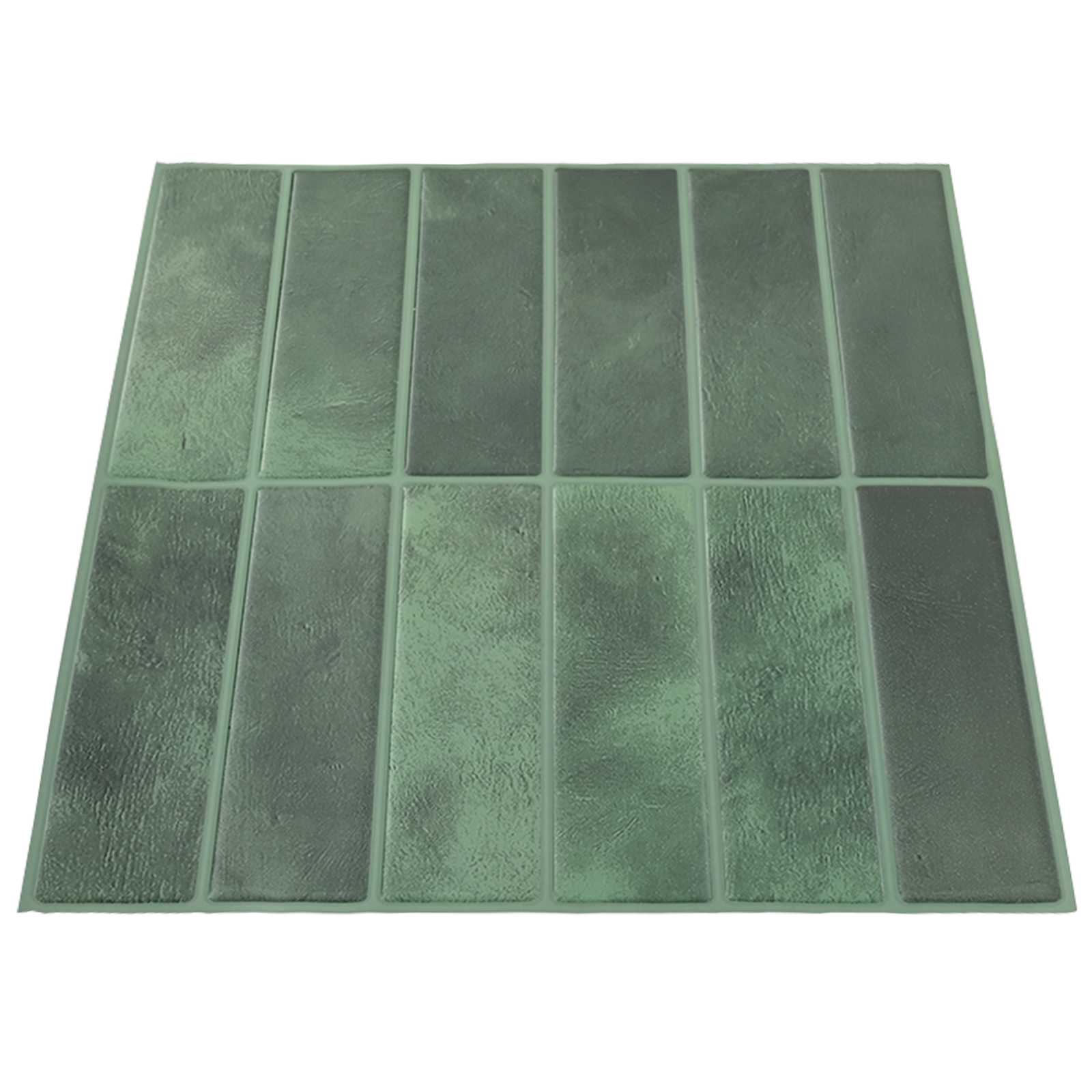 Ορθογώνιο Πλακάκι 50 pcs Σκούρο Πράσινο 29 x 23 x 0,08 εκ - Pakobazaar