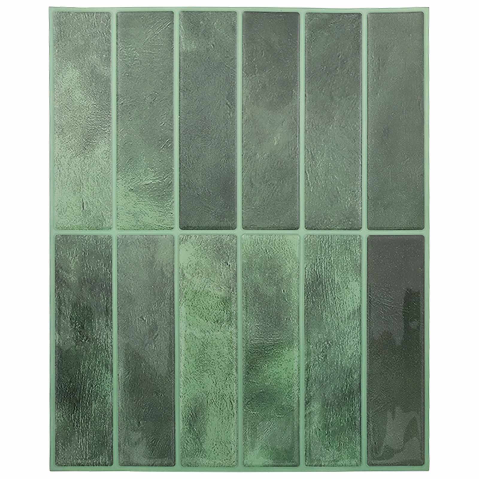Ορθογώνιο Πλακάκι 50 pcs Σκούρο Πράσινο 29 x 23 x 0,08 εκ - Pakobazaar