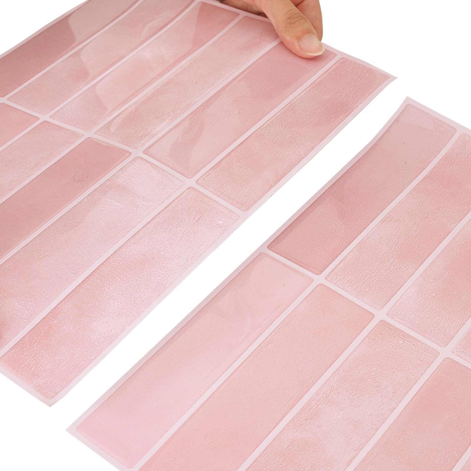 Ορθογώνιο Πλακάκι 50 pcs Ροζ 29 x 23 x 0,08 εκ - Pakobazaar