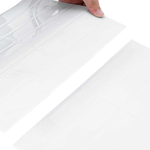 Ορθογώνιο Πλακάκι 10 pcs Λευκό 29 x 23 x 0,08 εκ - Pakobazaar