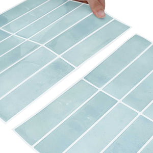 Ορθογώνιο Πλακάκι 10 pcs Γκρι Πράσινο 29 x 23 x 0,08 εκ - Pakobazaar