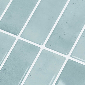 Ορθογώνιο Πλακάκι 10 pcs Γκρι Πράσινο 29 x 23 x 0,08 εκ - Pakobazaar