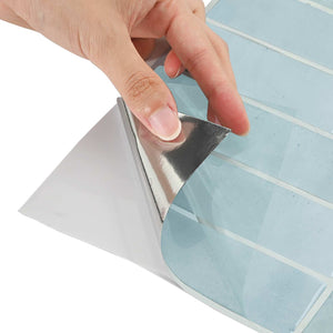 Ορθογώνιο Πλακάκι 50 pcs Γκρι Πράσινο 29 x 23 x 0,08 εκ - Pakobazaar