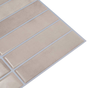 Ορθογώνιο Πλακάκι 20 pcs Καφές Μπεζ 29 x 23 x 0,08 εκ - Pakobazaar