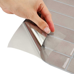 Ορθογώνιο Πλακάκι 20 pcs Καφές Μπεζ 29 x 23 x 0,08 εκ - Pakobazaar