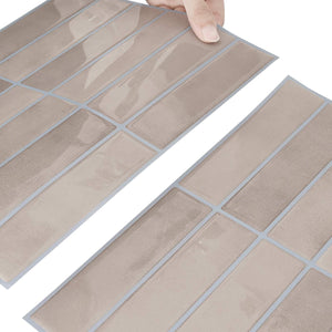 Ορθογώνιο Πλακάκι 20 pcs Καφές Μπεζ 29 x 23 x 0,08 εκ - Pakobazaar
