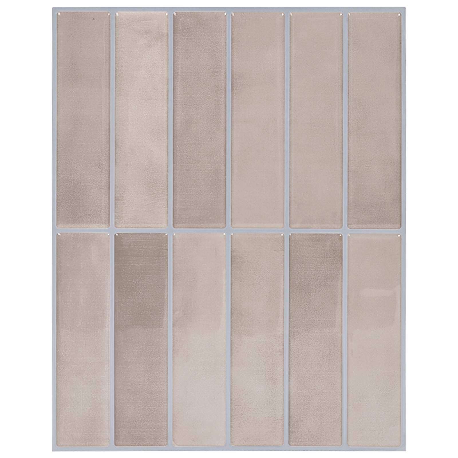 Ορθογώνιο Πλακάκι 20 pcs Καφές Μπεζ 29 x 23 x 0,08 εκ - Pakobazaar