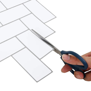 Πλακάκι ψαροκόκαλο 10 pcs Λευκό Γκρι 30 x 30 cm - Pakobazaar