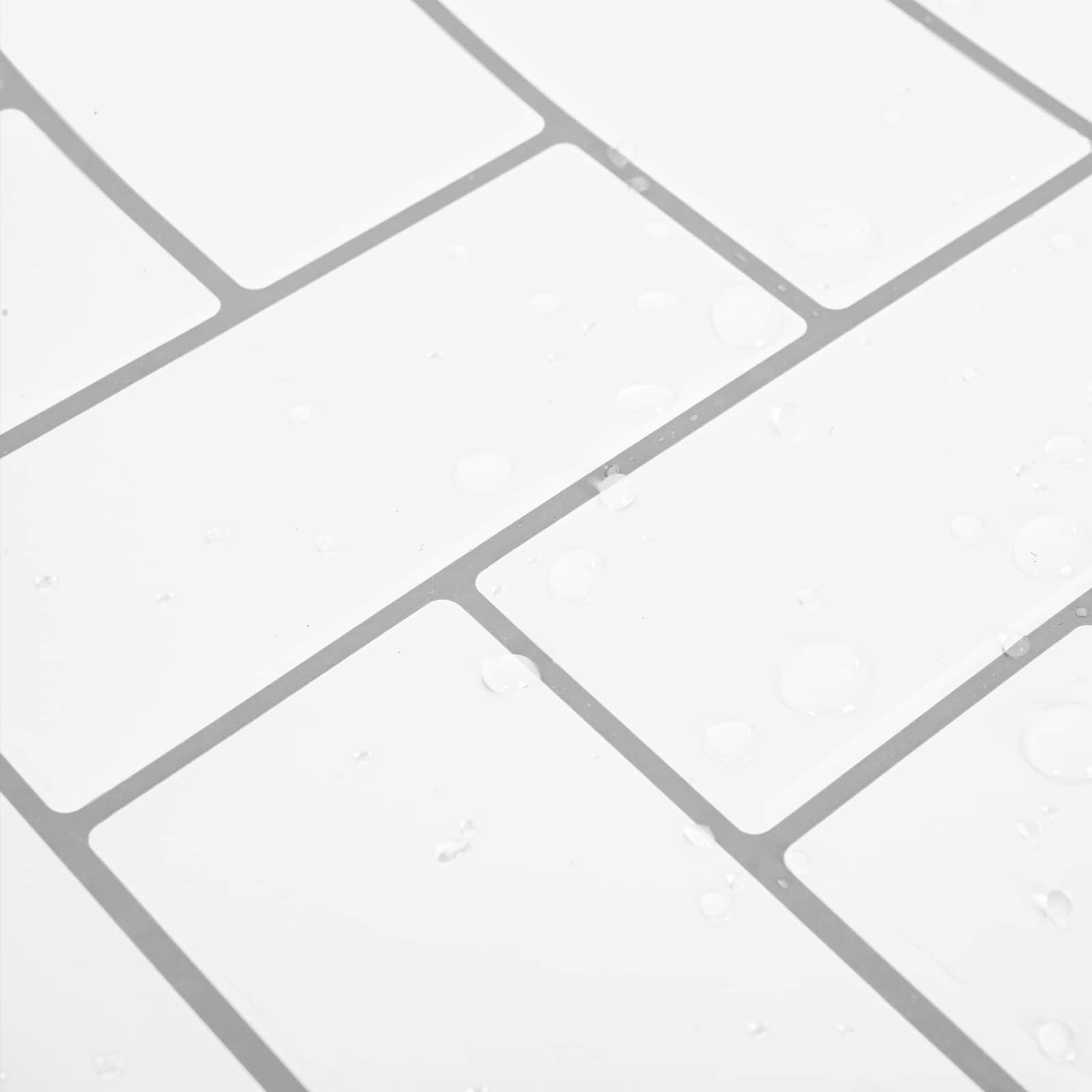 Πλακάκι ψαροκόκαλο 20 pcs Λευκό Γκρι 30 x 30 cm - Pakobazaar
