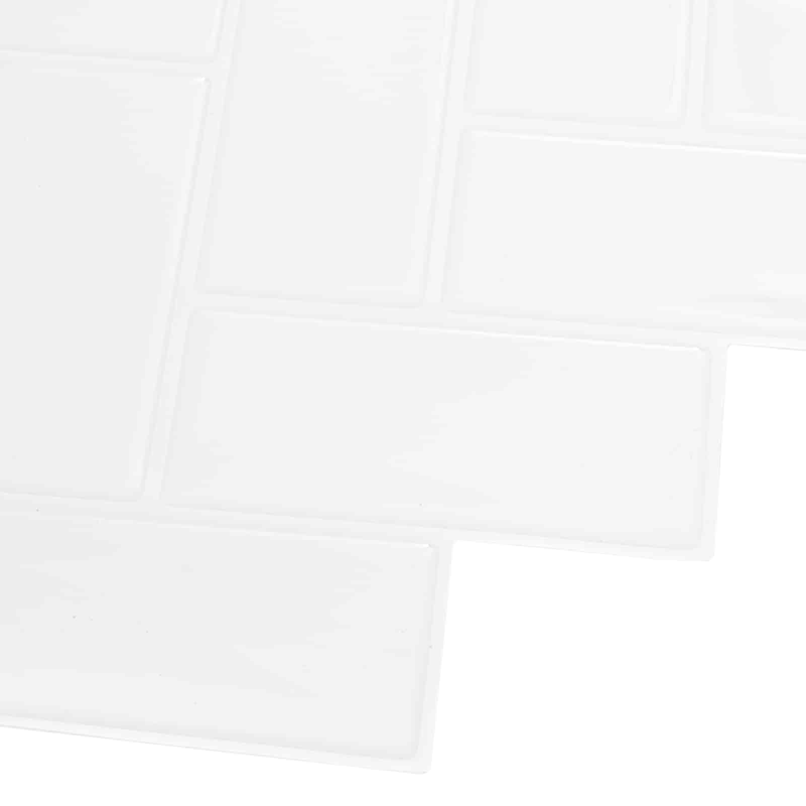 Πλακάκι ψαροκόκαλο 10 pcs Λευκό 30 x 30 cm Πολυουρεθάνη και PET - Pakobazaar