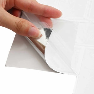 Πλακάκι ψαροκόκαλο 20 pcs Λευκό 30 x 30 cm Πολυουρεθάνη και PET - Pakobazaar