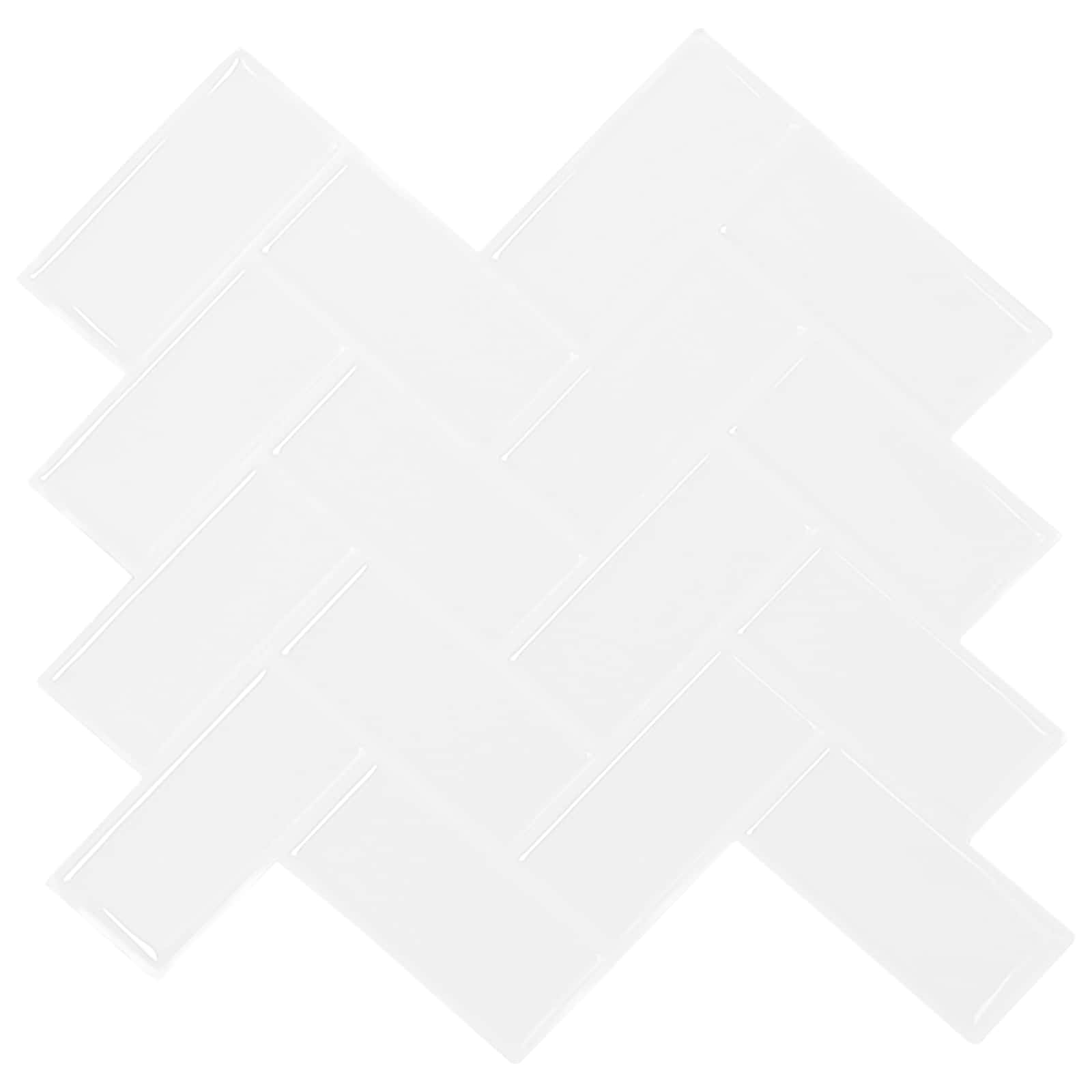 Πλακάκι ψαροκόκαλο 20 pcs Λευκό 30 x 30 cm Πολυουρεθάνη και PET - Pakobazaar