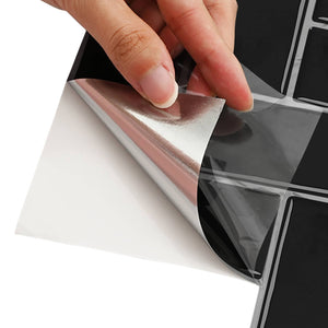 Πλακάκι ψαροκόκαλο 10 pcs Μαύρο 30 x 30 cm Πολυουρεθάνη και PET - Pakobazaar