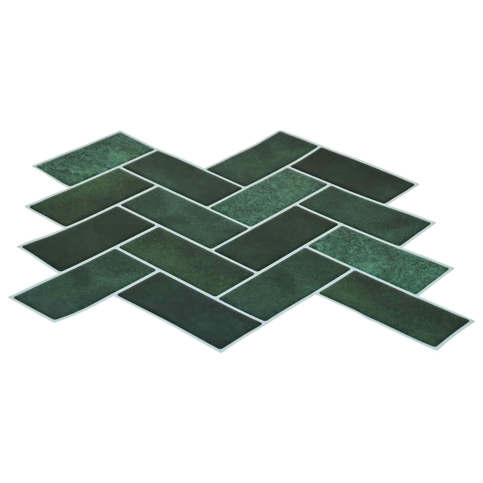 Πλακάκι ψαροκόκαλο 20 pcs Σκούρο Πράσινο 30 x 30 cm - Pakobazaar