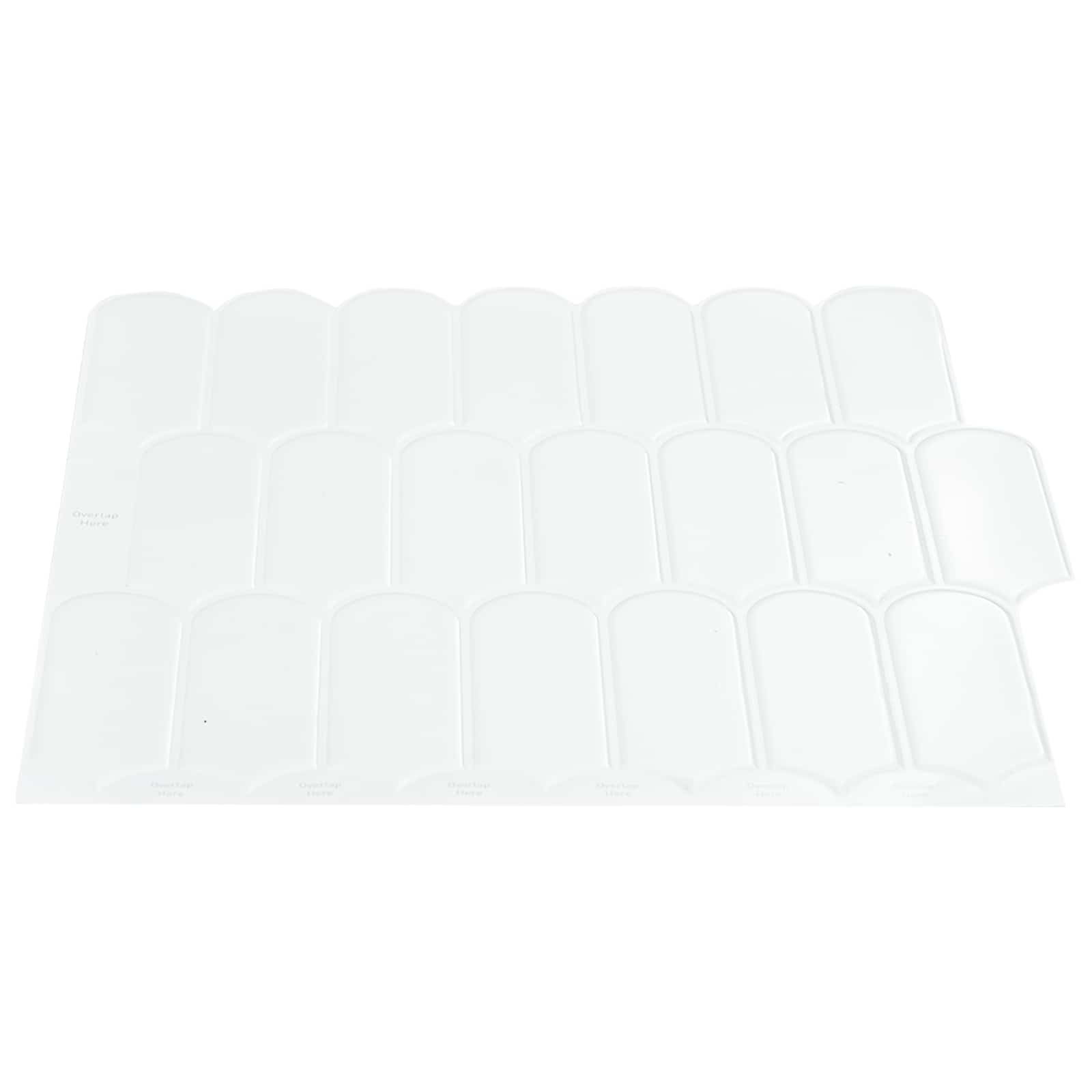 Πλακάκι Φτερού 50 pcs Λευκό 30 x 30 cm Πολυουρεθάνη και PET - Pakobazaar